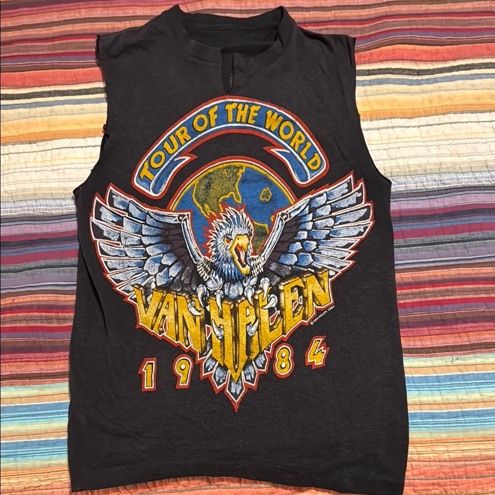 VINTAGE Van Halen tour tank / t-shirt